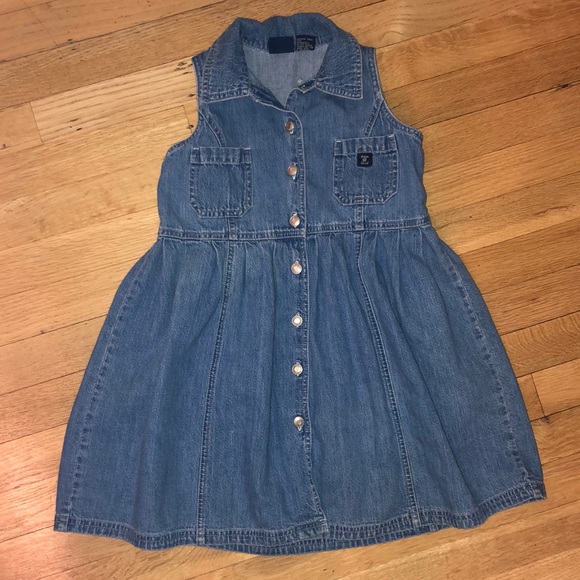 GAP Dresses Gap Girls Denim Dress Girls Size S Poshmark
